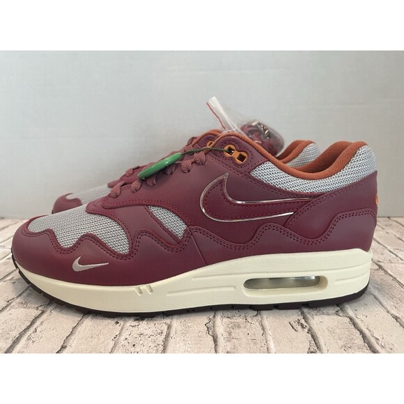 Nike Air Max 1 Patta Waves Rush Maroon DO9549-001 2021 Men\'s Sneaker Sz 10 main image 15